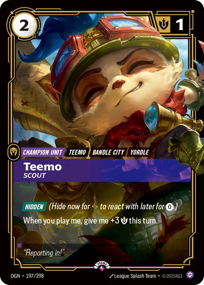 Teemo, Scout