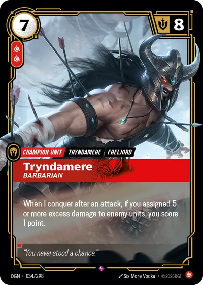 Tryndamere, Barbarian