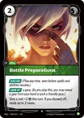 Battle Preparations