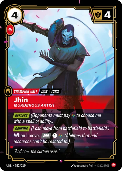 Jhin, Murderous Artist