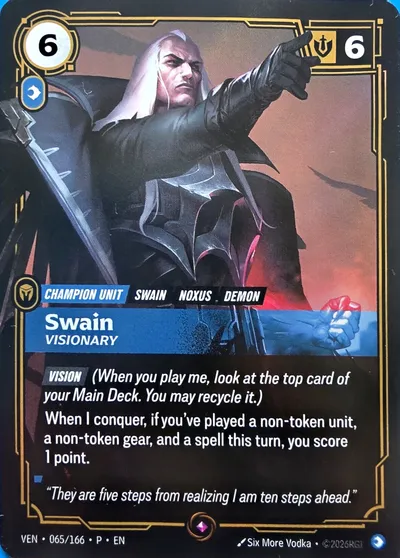 Swain, Visionary