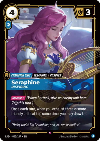 Seraphine, Inspiring