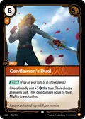 Gentlemen’s Duel