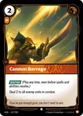 Cannon Barrage