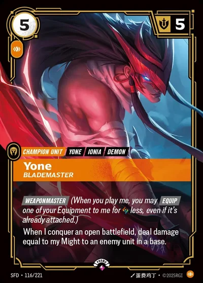 Yone, Blademaster