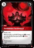 Forbidden Technique