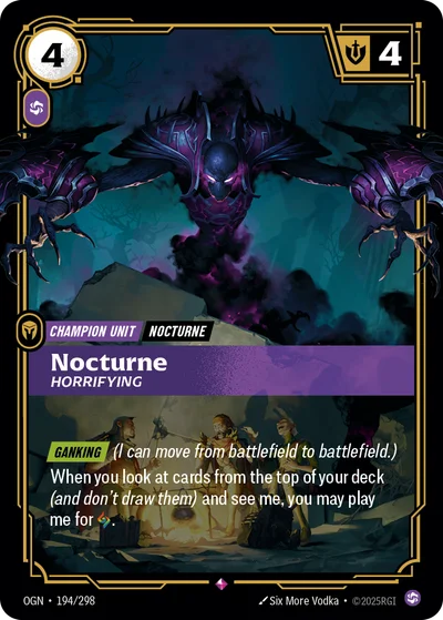 Nocturne, Horrifying