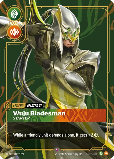 Wuju Bladesman, Starter
