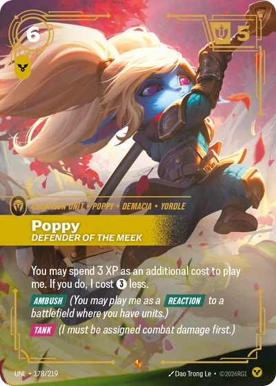 Poppy, Defender of the Meek