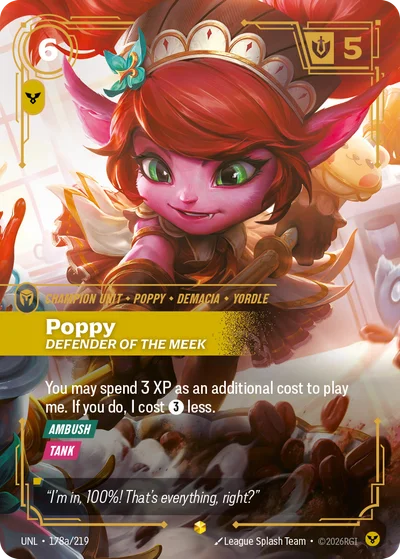 Poppy, Defender of the Meek