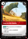 Lost to the Sands