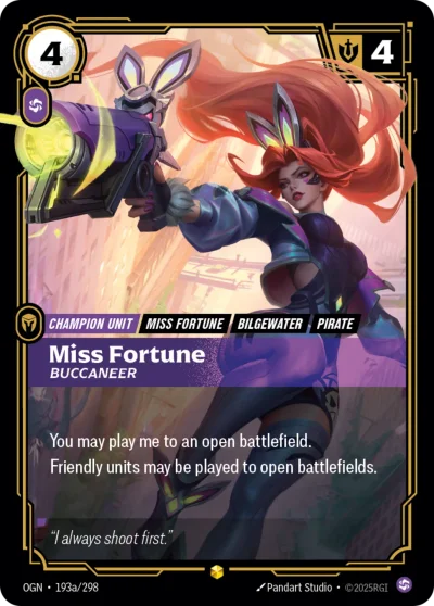 Miss Fortune, Buccaneer