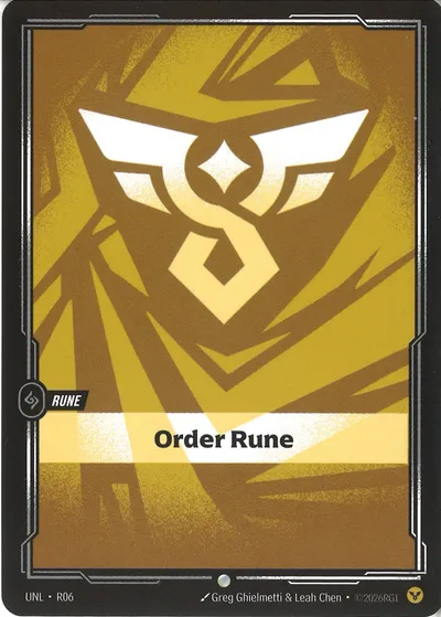 Order Rune