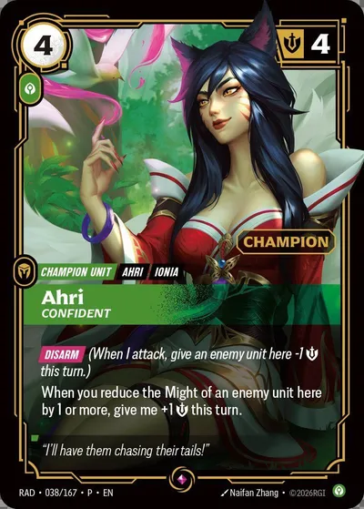 Ahri, Confident