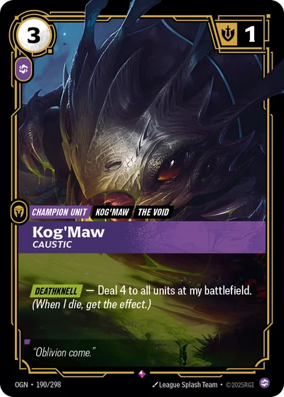 Kog’Maw, Caustic