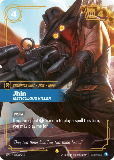 Jhin, Meticulous Killer