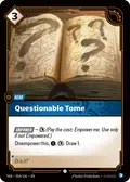 Questionable Tome