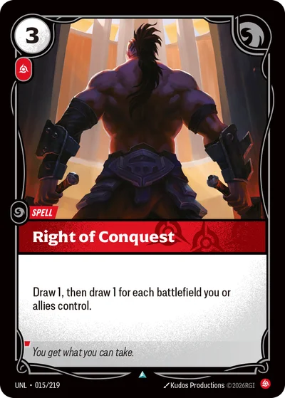 Right of Conquest