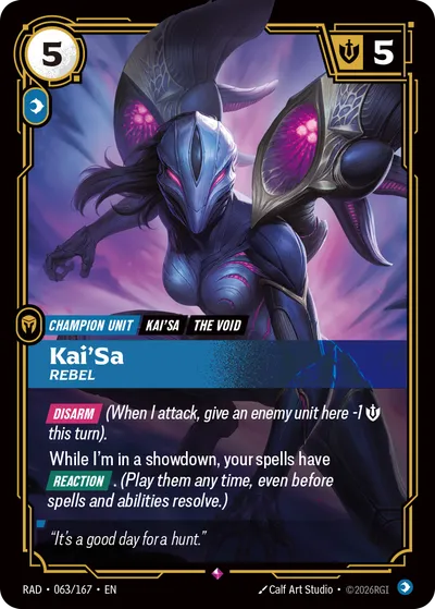 Kai’Sa, Rebel