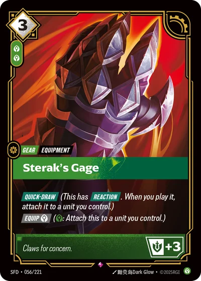 Sterak’s Gage