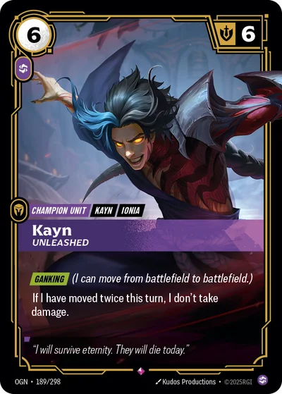 Kayn, Unleashed