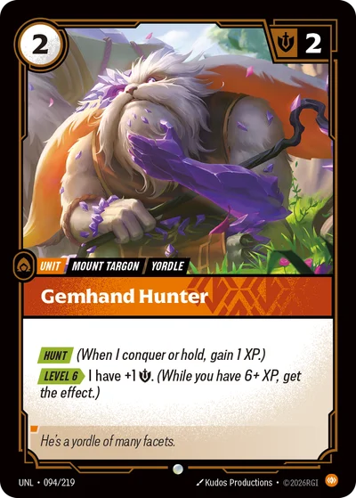 Gemhand Hunter