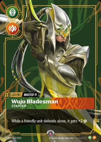 Wuju Bladesman, Starter
