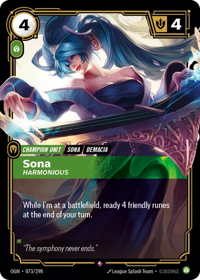 Sona, Harmonious