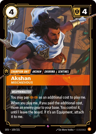 Akshan, Mischievous