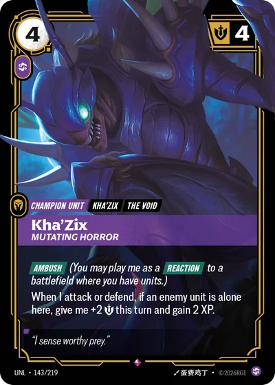 Kha'Zix, Mutating Horror