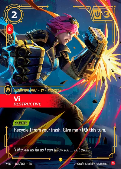 Vi, Destructive