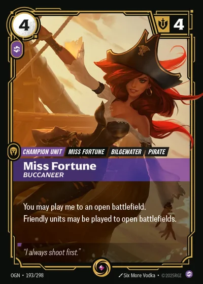 Miss Fortune, Buccaneer