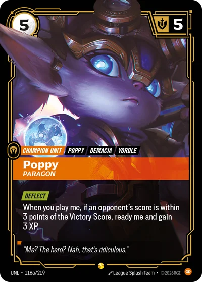 Poppy, Paragon