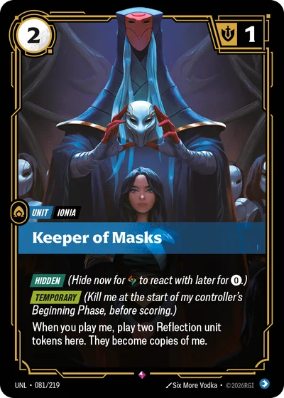 Keeper of Masks