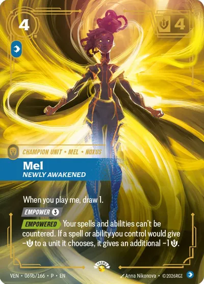 Mel, Newly Awakened