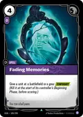 Fading Memories