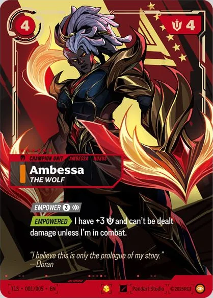 Ambessa, The Wolf — T1 2025 Worlds Champion Signature Edition