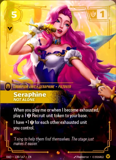 Seraphine, Not Alone