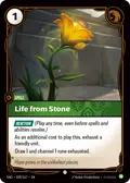 Life from Stone