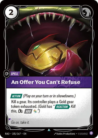 An Offer You Can’t Refuse