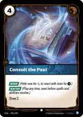 Consult the Past