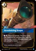 Scrutinizing Scope