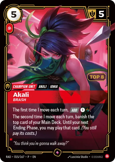 Akali, Brash