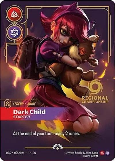 Annie, Dark Child, Starter