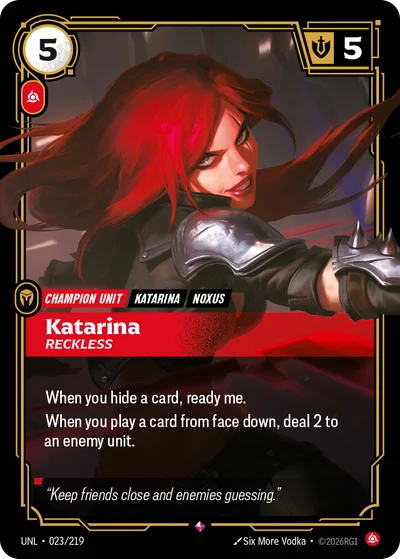 Katarina, Reckless
