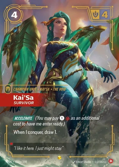 Kai’Sa, Survivor