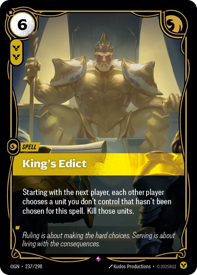 King’s Edict
