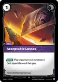 Acceptable Losses