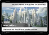 Altar to Unity